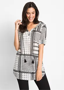 Lång tunika i ren bomull, bonprix