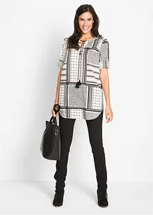 Lång tunika i ren bomull, bonprix