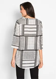 Lång tunika i ren bomull, bonprix