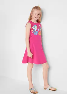 Jerseyklänning  (3-pack), ekologisk bomull, bonprix