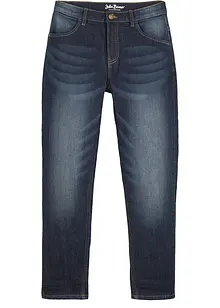 Termojeans med fleecefoder för pojkar, smal passform, bonprix