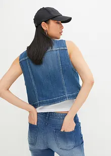 Stretchig jeansväst, bonprix