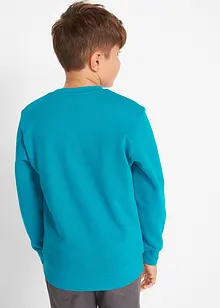 Sweatshirt för barn (2-pack) i ekologisk bomull, bonprix