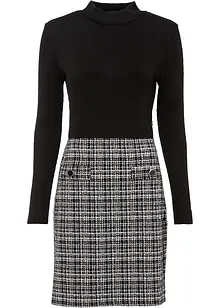 Miniklänning viskosmix med mjukt fall, bonprix