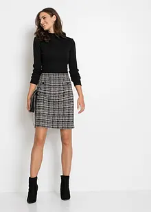 Miniklänning viskosmix med mjukt fall, bonprix