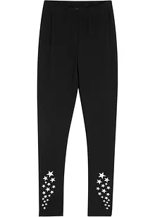 Leggings av elastisk bomullsmix, bonprix