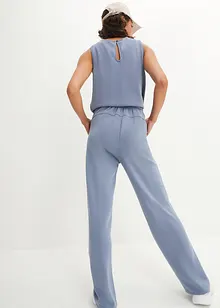 Extra mjuk, snabbtorkande sportjumpsuit i neopren med vida ben, bonprix