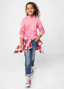 Luvtröja i ren ekologisk bomull för barn, bonprix