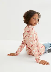 Långärmad T-shirt i ekologisk bomull (3-pack), bonprix