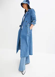 Trenchcoat i denim, bonprix