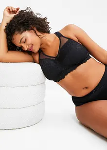 Avlastande BH utan bygel, med vadderade axelband, bonprix