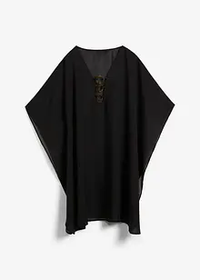Strandtunika i tunn chiffong, bonprix