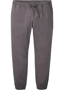 Stretchiga dra på-chinos, avslappnad passform, raka ben, bonprix