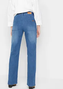 Straight Jeans High Waist, Stretch, bonprix