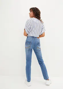 Stretchjeans med medelhög midja och raka ben, bonprix