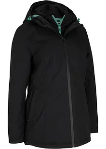 Vattentät funktionsjacka med 2-i-1-look, bonprix
