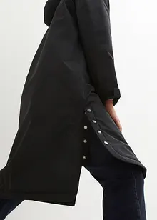 Vadderad mellanlång regnkappa, vattentät, bonprix