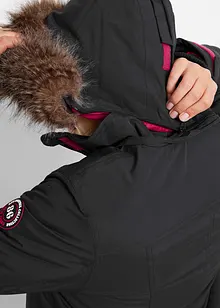 Vattentät funktionsparkas, vadderad, bonprix