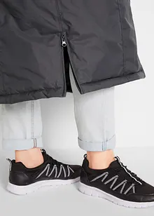 Vattentät funktionskappa med fuskpäls, bonprix