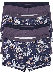 Boxertrosa med ekologisk bomull (4-pack), bonprix