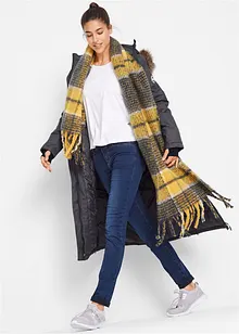 Vattentät funktionskappa med fuskpäls, bonprix