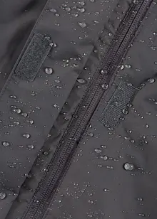 Vattentät funktionskappa med fuskpäls, bonprix