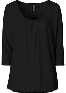 Oversizetopp i materialmix, bonprix