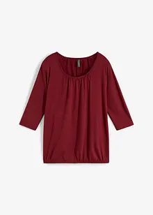 Oversizetopp i materialmix, bonprix