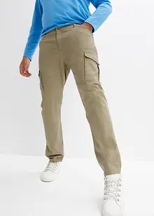 Slim Fit Stretch Cargo Straight, bonprix