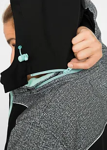 Vattenavvisande softshelljacka med reflekterande detaljer, bonprix