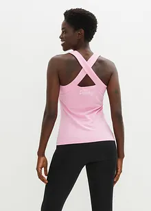 Tunn sporttopp med korsade axelband (2-pack), bonprix