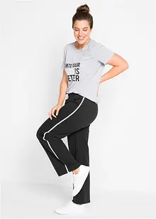 Joggingbyxa i kraftig ren bomull, (2-pack), bonprix