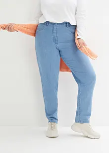 Stretchiga jeans mom med hög midja, bonprix