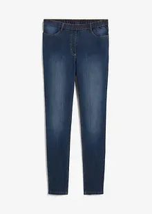 Jeansjeggings i stuprörsmodell med bekväm midja, bonprix