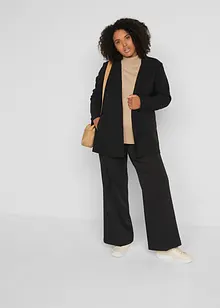 Baströja med ståkrage och återvunnen bomull, bonprix