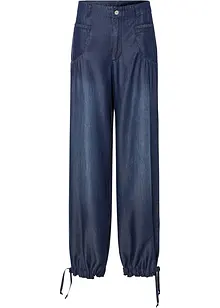 Wide Leg Jeans i böljande lyocell, bonprix