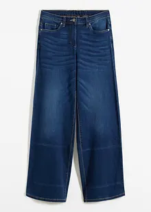 Wide Leg Jeans Mid Waist, med bekväm midja, bonprix