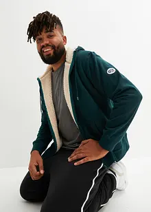 Munkjacka med värmande teddyfleecefoder, bonprix