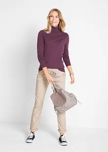 Polotröja i basmodell, bonprix