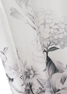 Gardinlängd i mikrofiber med blomtryck och återvunnen polyester, bonprix