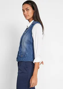 Stretchig jeansväst, bonprix