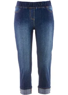 Slim Fit Jeans, Mid Waist, med bomull, bonprix