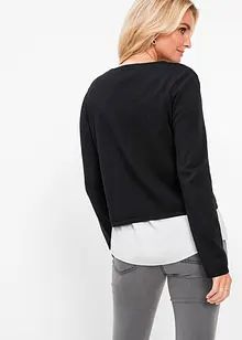 Kort cardigan med bomull, bonprix