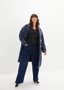 Figurnära långärmad topp (2-pack), bonprix