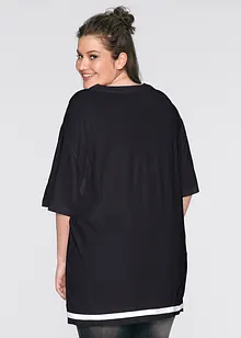 Oversizetopp i mjuk viskosmix, bonprix