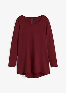 Långärmad lång topp, bonprix