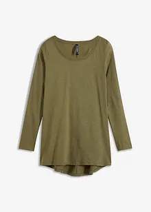 Långärmad lång topp, bonprix
