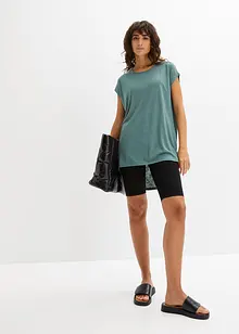 Lång topp med rundad nederkant, bonprix