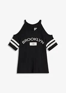 Topp med cut-outs i mjuk viskos, bonprix