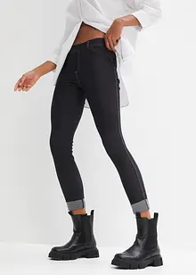 Leggings med jeanslook i bomullsmix, bonprix